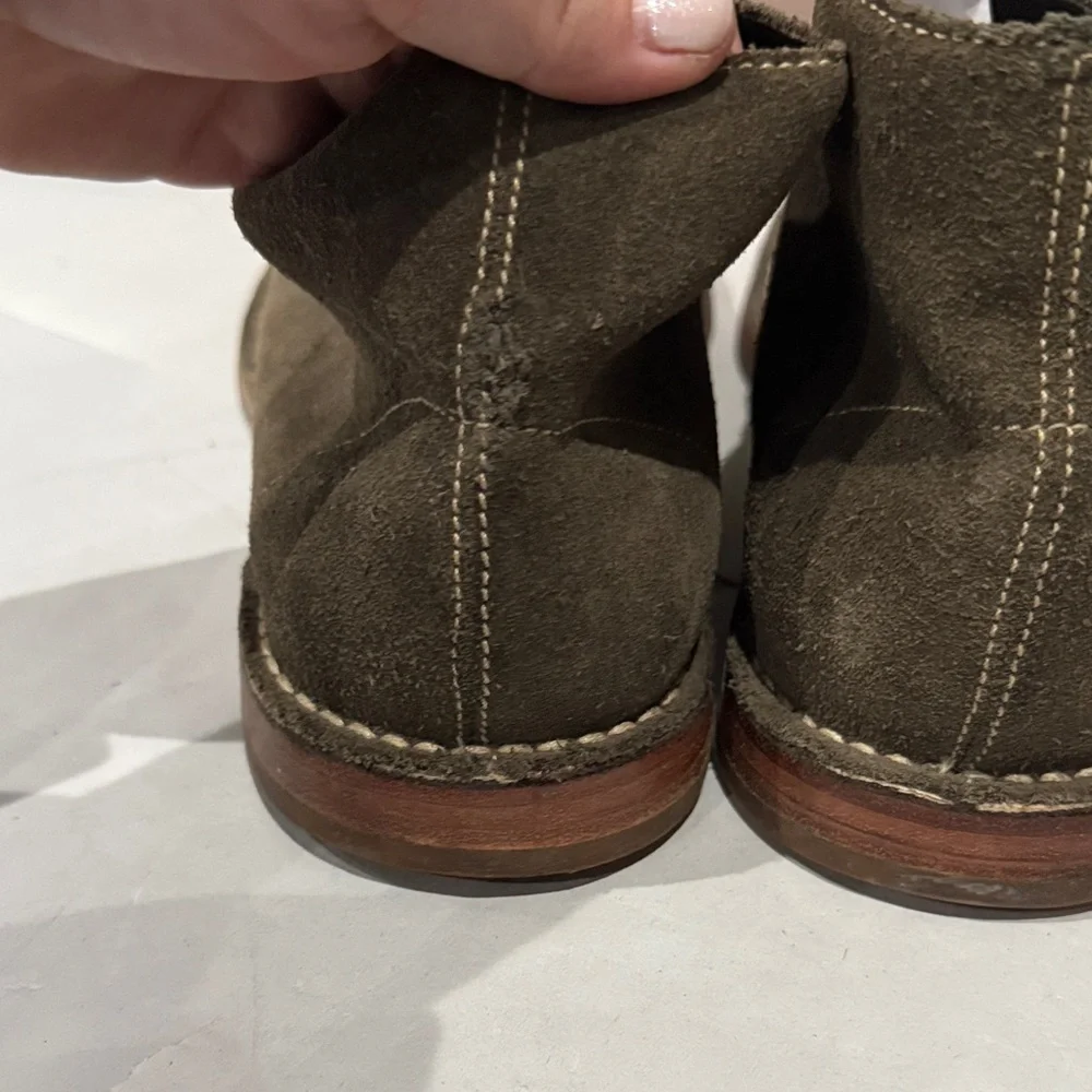 Cole Haan Olive Suede Chukka Boots
